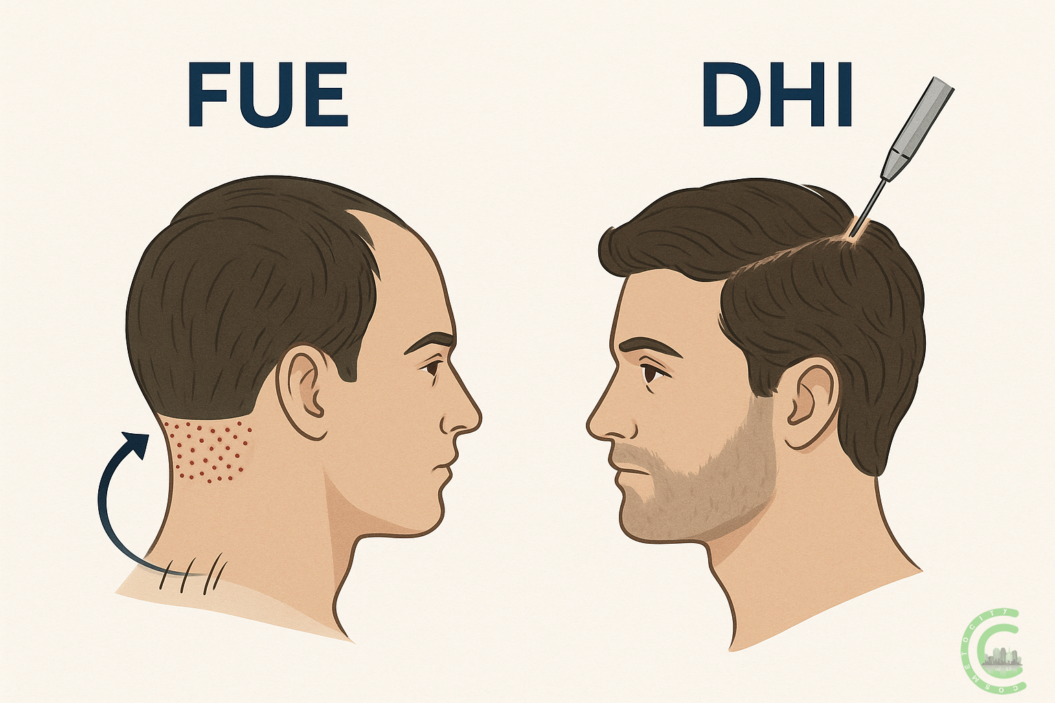 🔬 FUE vs DHI Hair Transplant: Which Technique Is Best for You?